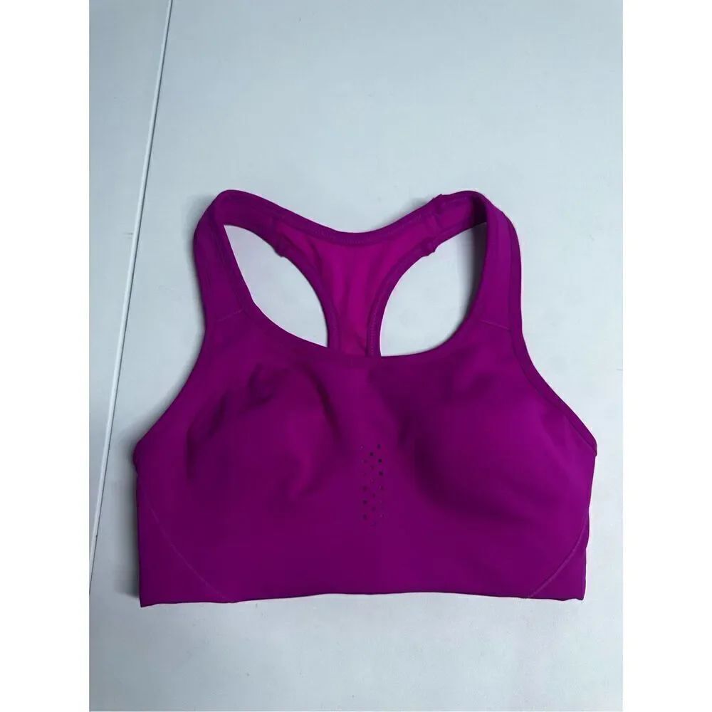 Avia Low Support Twisted Back Sports Bra Pink Fuschia Women's Size XS